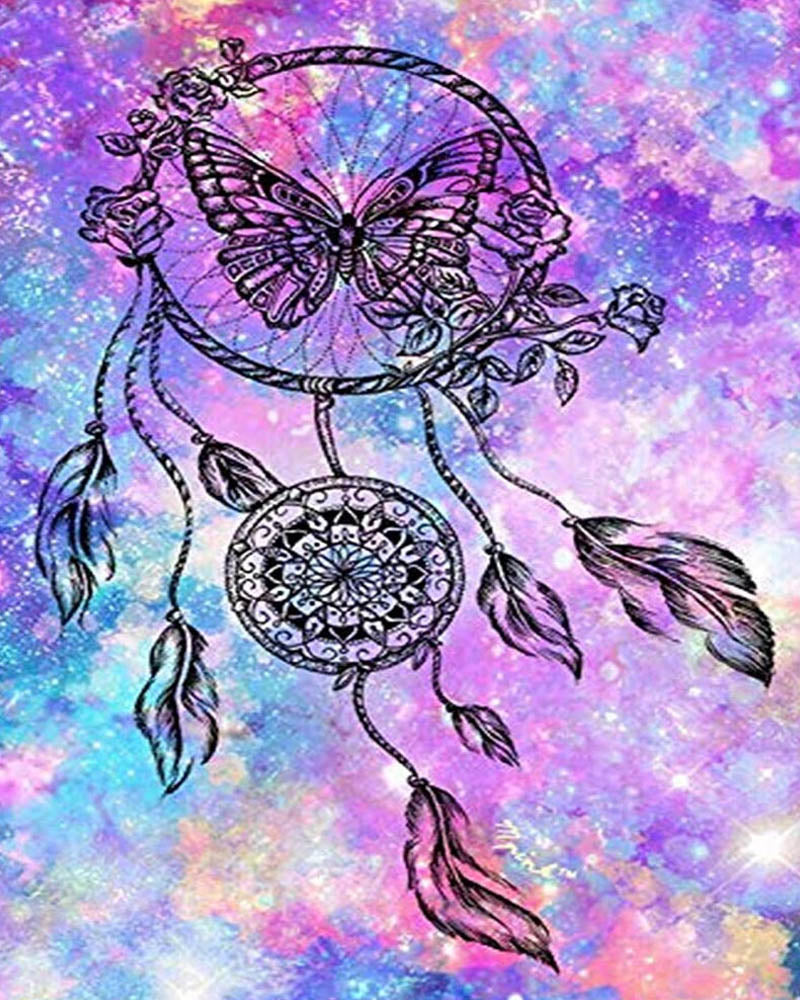 Dreamcatcher with butterfly