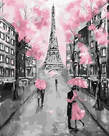 Eiffel Tower and Pink Life