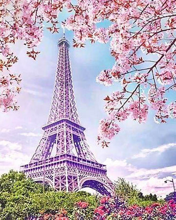 Eiffel Tower in Spring