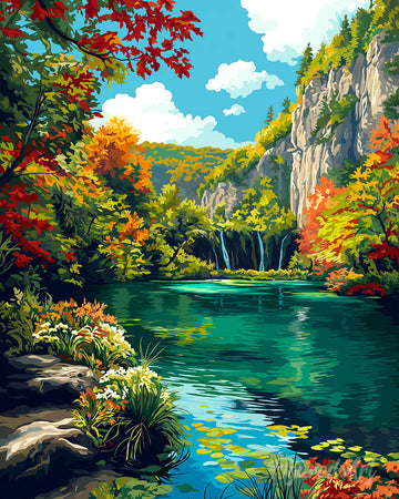 Emerald Lake in Fall