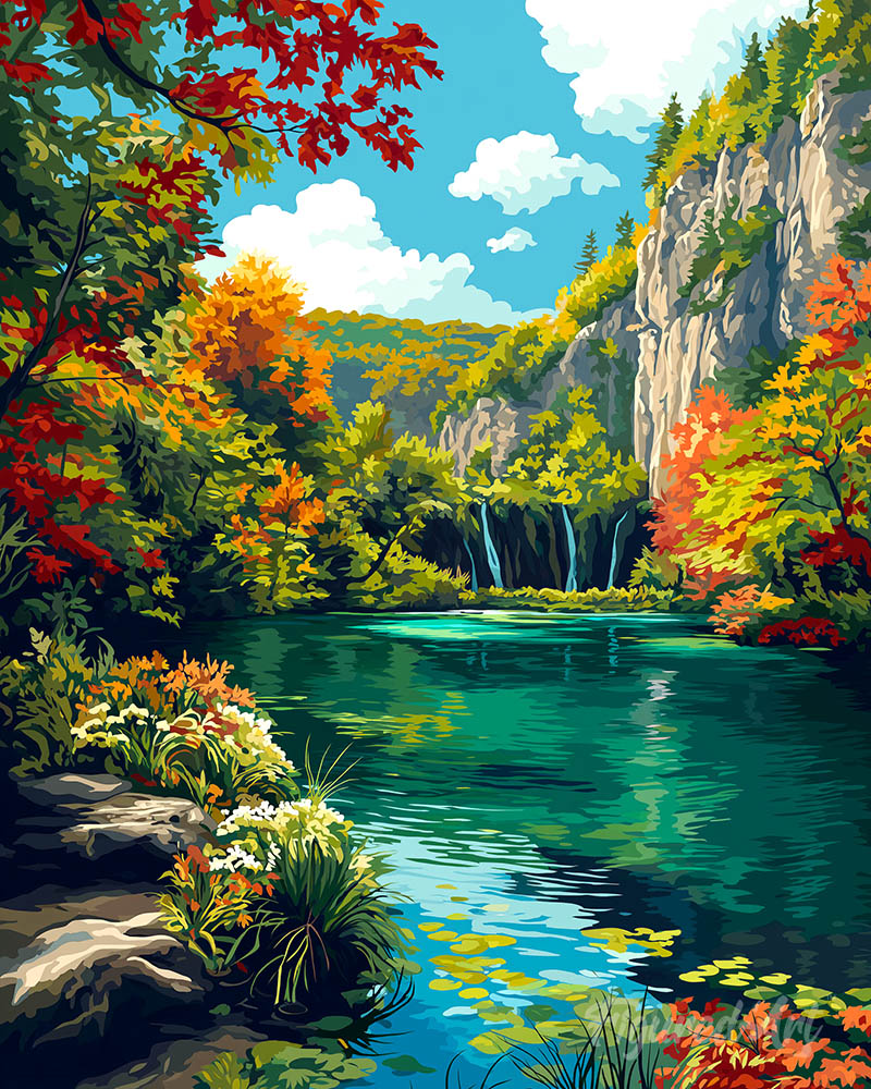 Emerald Lake in Fall