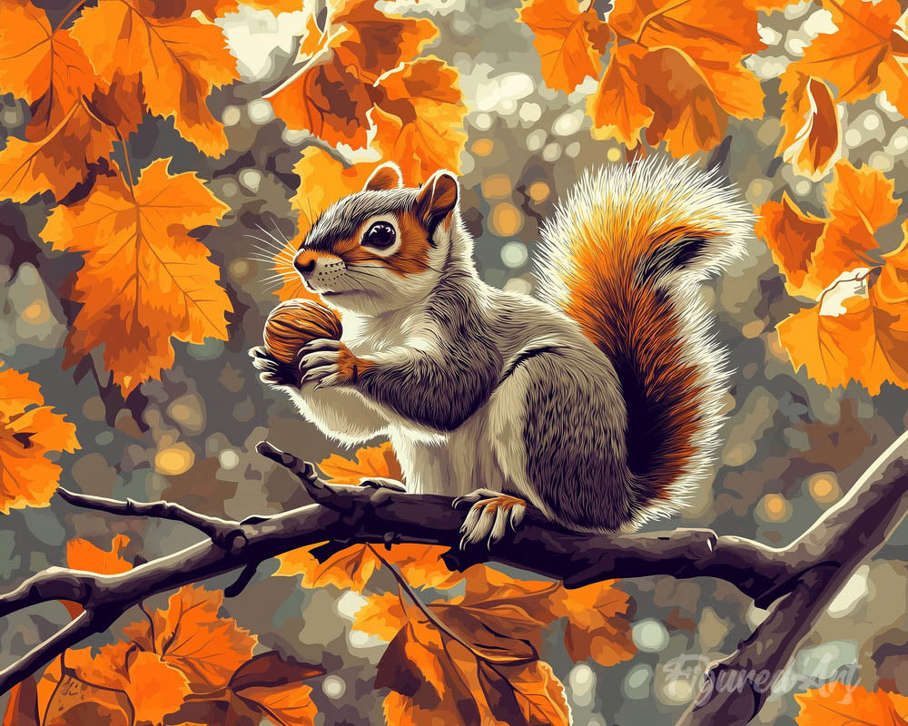 Fall Squirrel