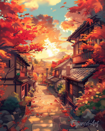 Fall Street in Kyoto