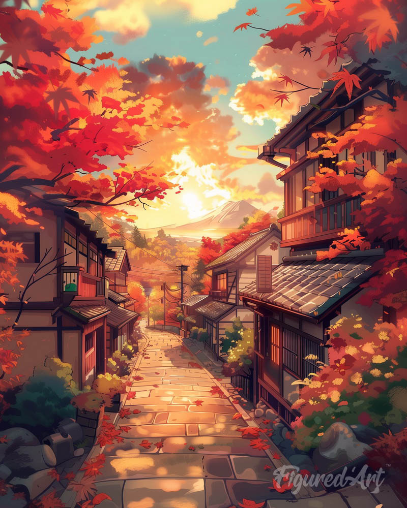 Fall Street in Kyoto