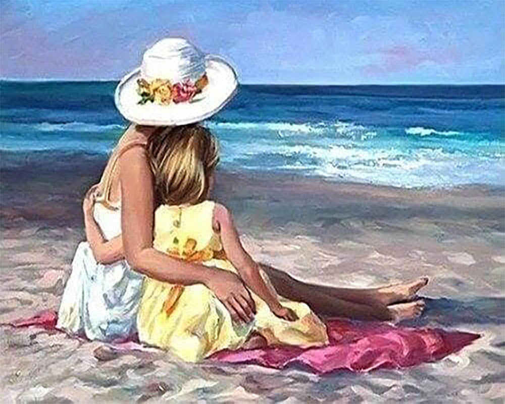 Family on the Beach
