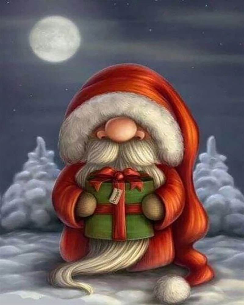 Father Christmas in his Hood