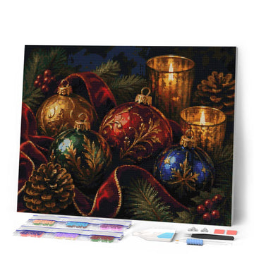 Festive Christmas Baubles