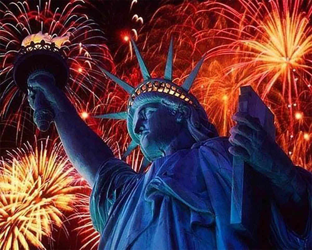 Fireworks in New York