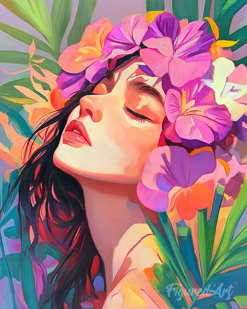 Floral Pretty Girl