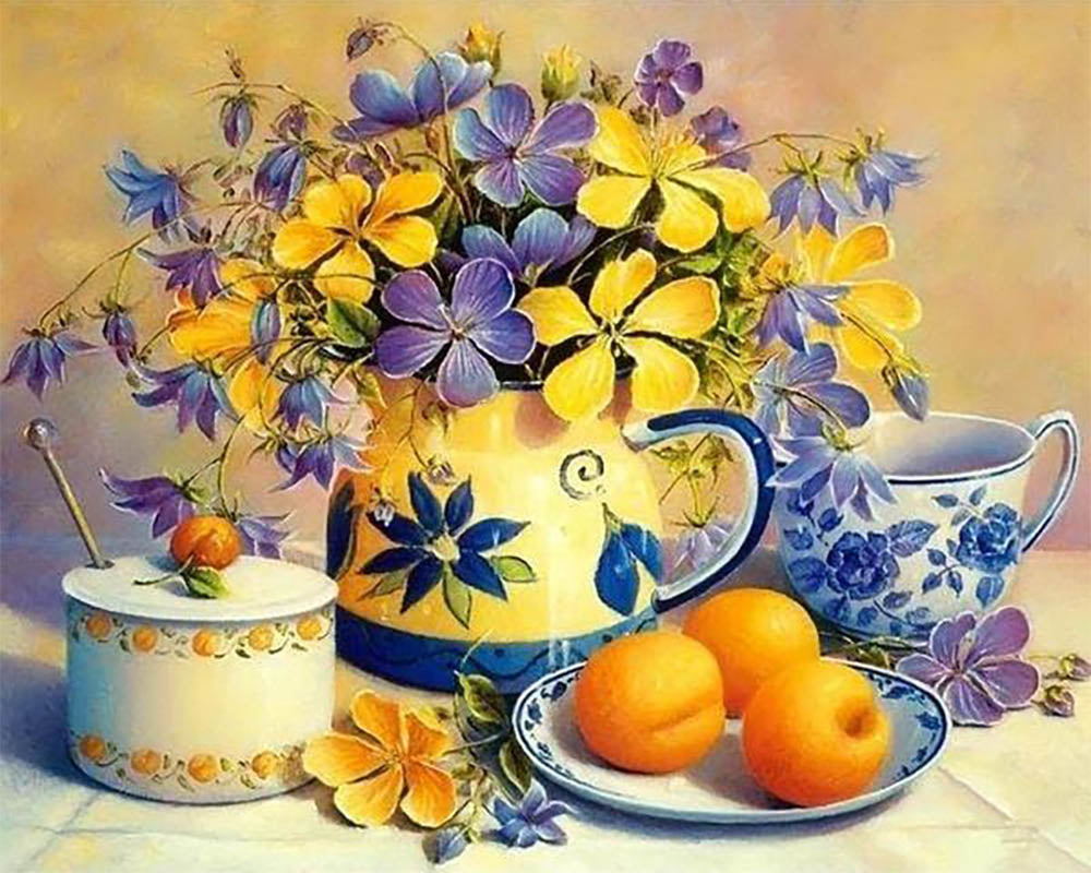Flowers and Apricots