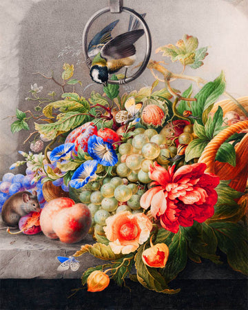 Flowers and fruit - Herman Henstenburgh