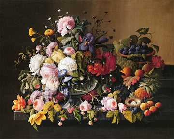 Flowers and fruits - Severin Roesen