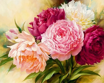 Flowers shades of pink
