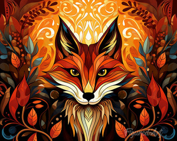 Fox Art Deco