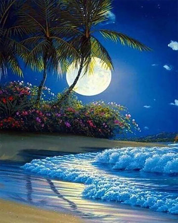 Full beachfront Moon