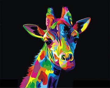 Giraffe Pop Art