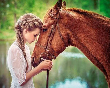 Girl and Horse