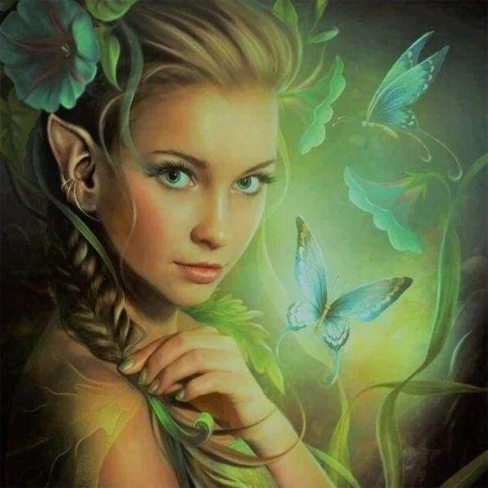 Goddess and Butterflies