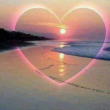 Heart on the Beach