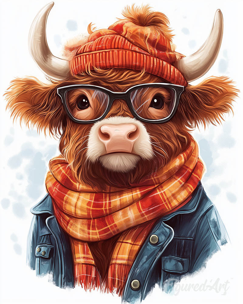 Highland Cow Cozy Vibes