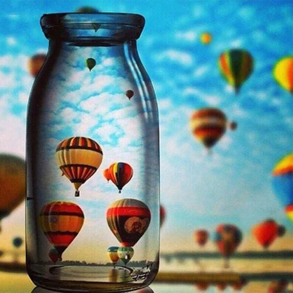 Hot Air Balloon and Vase