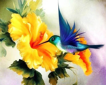 Hummingbird flitting