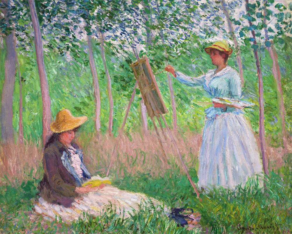 In the woods of Giverny - Monet