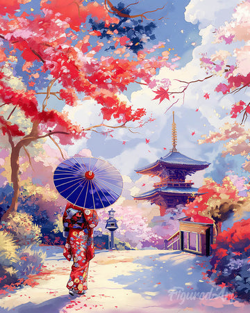 Japanese Garden in the Fall