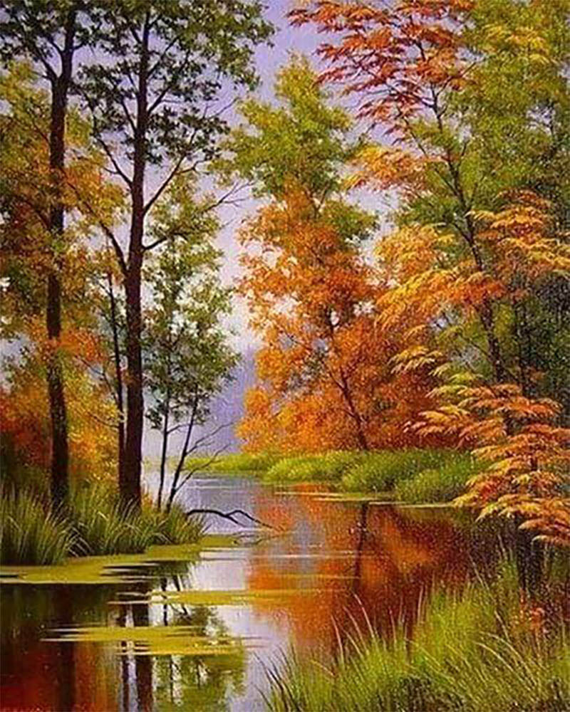 Lake in Autumn
