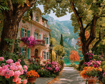 Lakeside Villa in Bloom