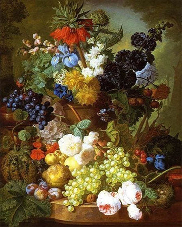 Large basket of fruits