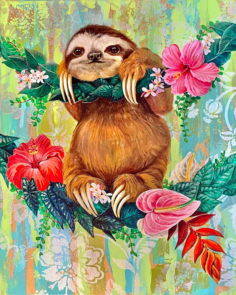 Lazy on a flowery Branch