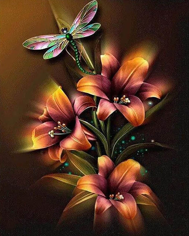 Lily and Dragonfly