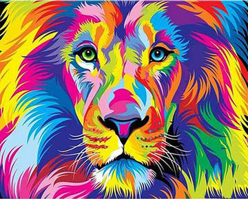 Lion Pop Art Style