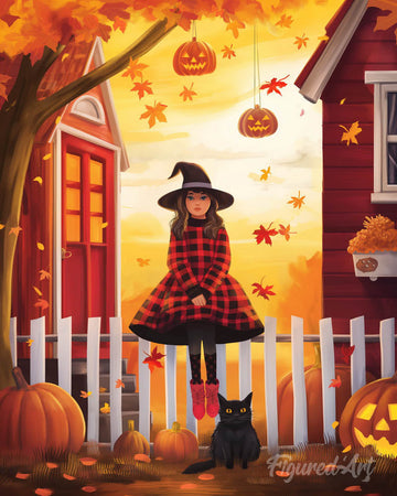 Little Witch and Her Black Cat