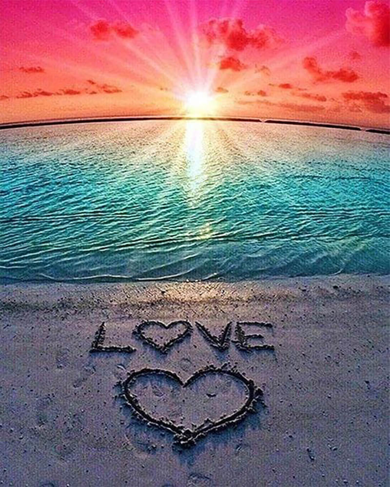 Love on the sand