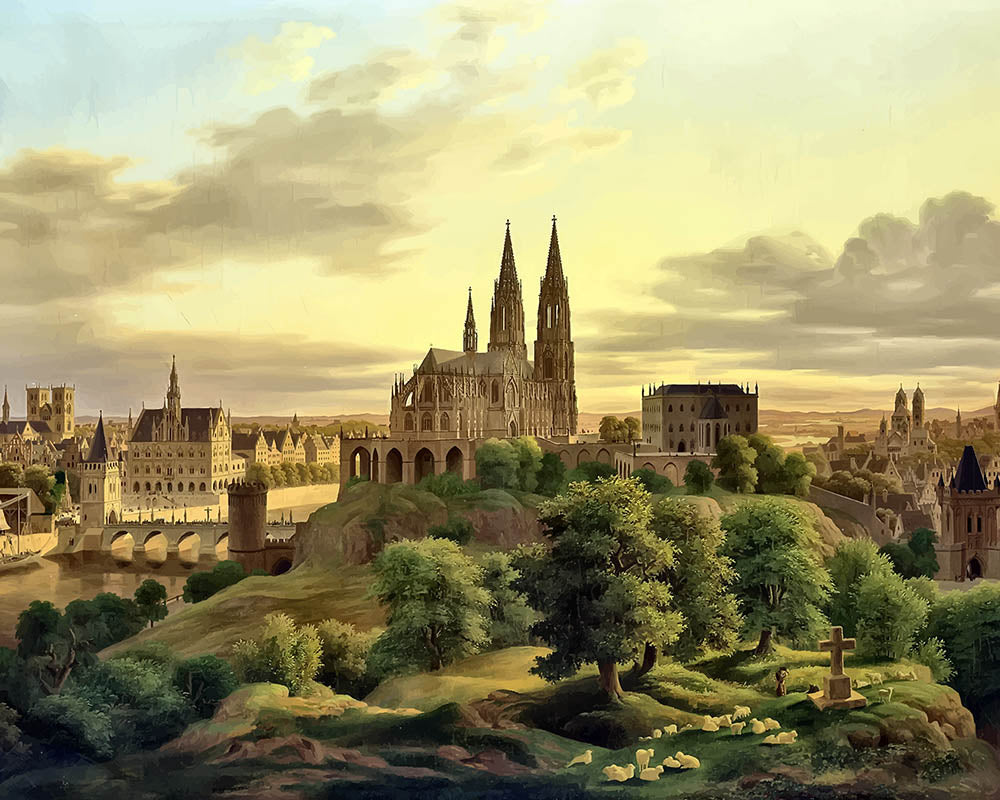 Medieval Town - Carl Hasenpflug