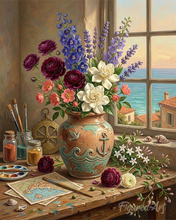 Mediterranean Floral Harmony