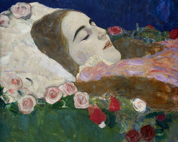Miss Ria Munk on her Deathbed - Gustav Klimt