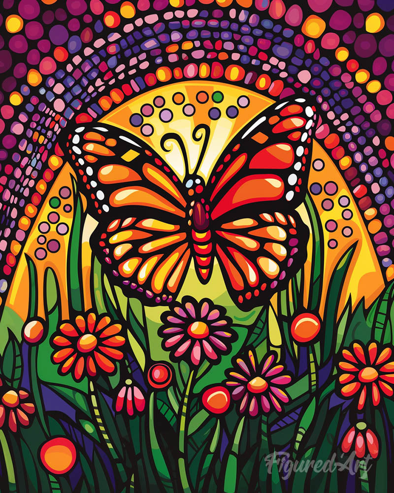 Mosaic Butterfly