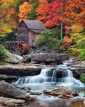 Mountain Cabin and Cascade