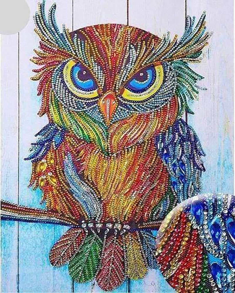 Owl and Rhinestones
