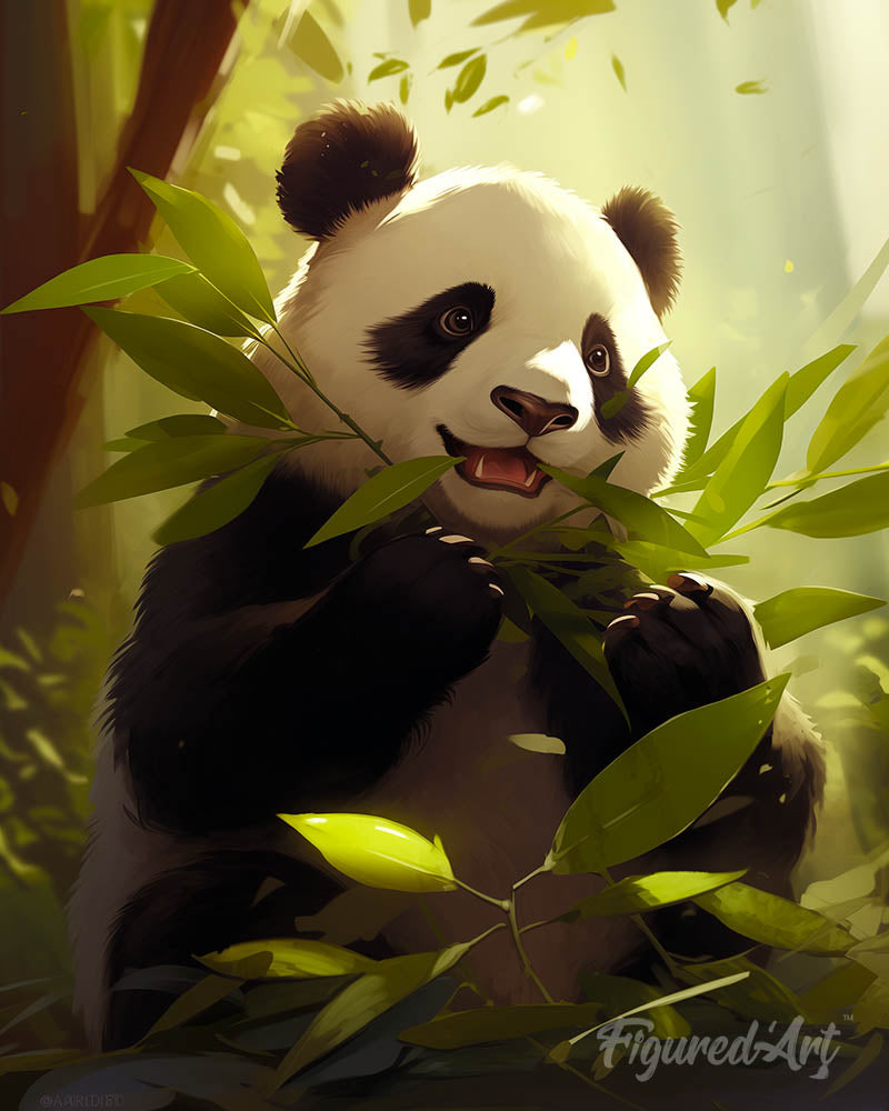 Panda Munching