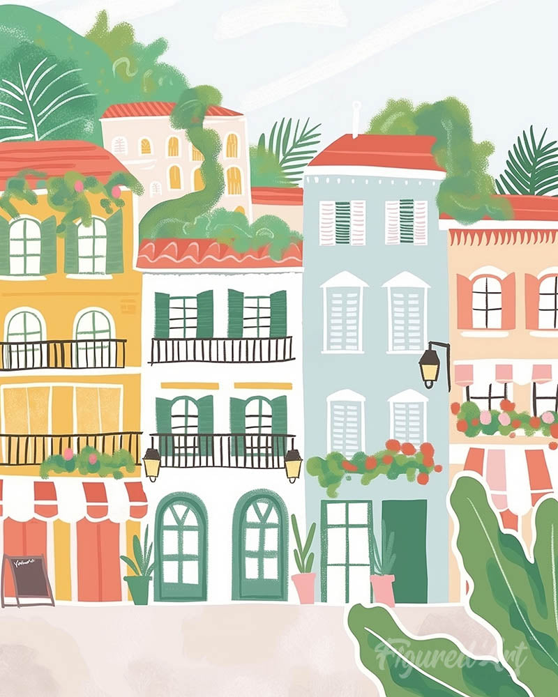 Pastel Facades