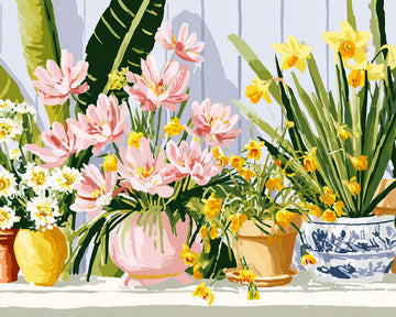 Pastel Flower Pots