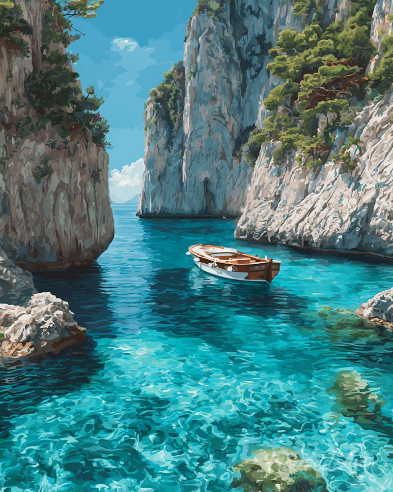 Peaceful Blue Cove