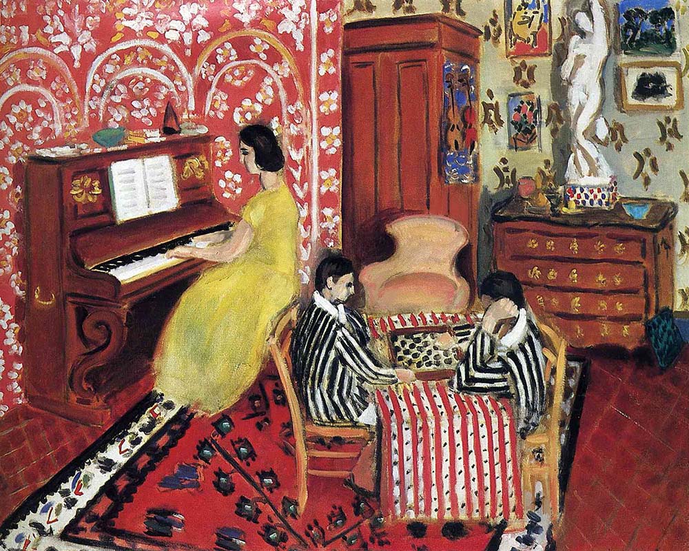 Pianist and Checker Players - Matisse