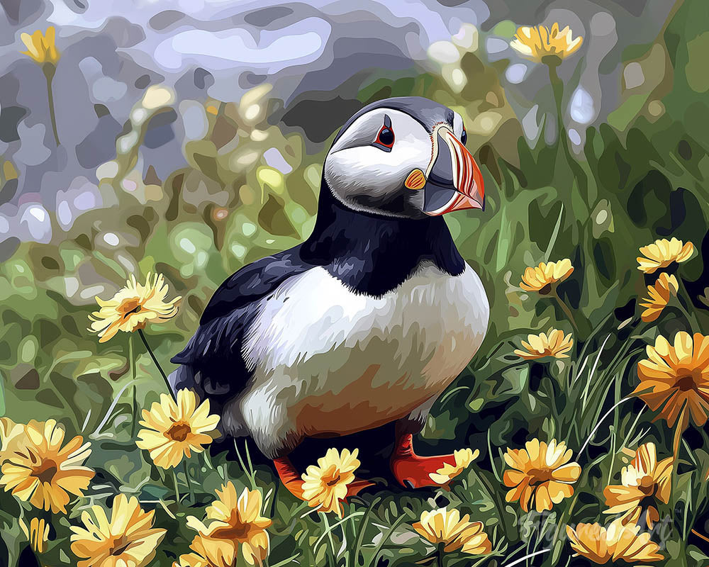 Puffin spring blooms