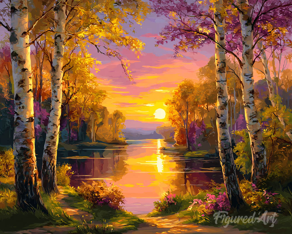 Radiant Birch Lake