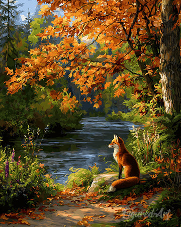 Red Fox by River